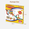 200PCS Colorful Early Educational Kids Toys  Wooden Stacking Building blocks With Two Balls