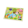 wooden puzzles for kids Children Animal Farm Early Learning Montessori Educational toy For Kids Gifts