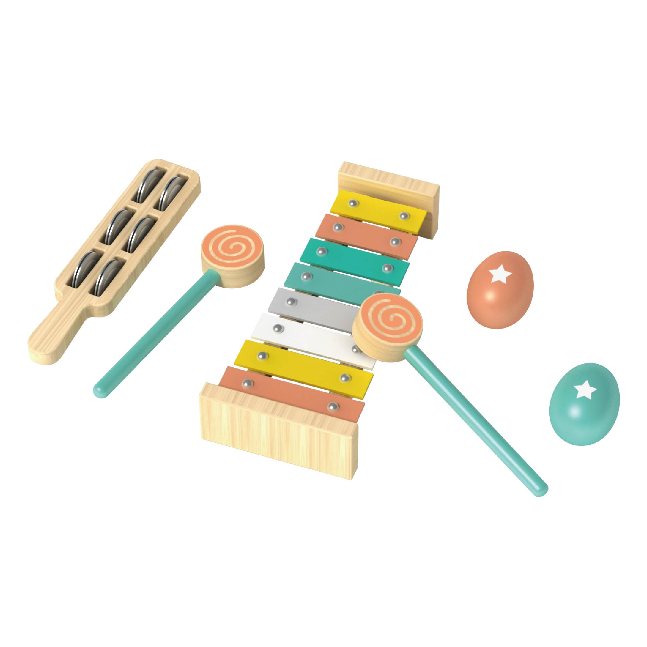 wholesale wooden music instruments set educational toy musical instruments - Image 3