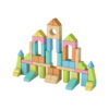 30pcs 50pcs 80pcs 100pcs wooden building blocks table children city brinquedos de crianca wooden toys building blocks for kids