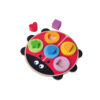 Intelligence Kids Wooden Rainbow Ladybug Shape Stacking Toys For Child