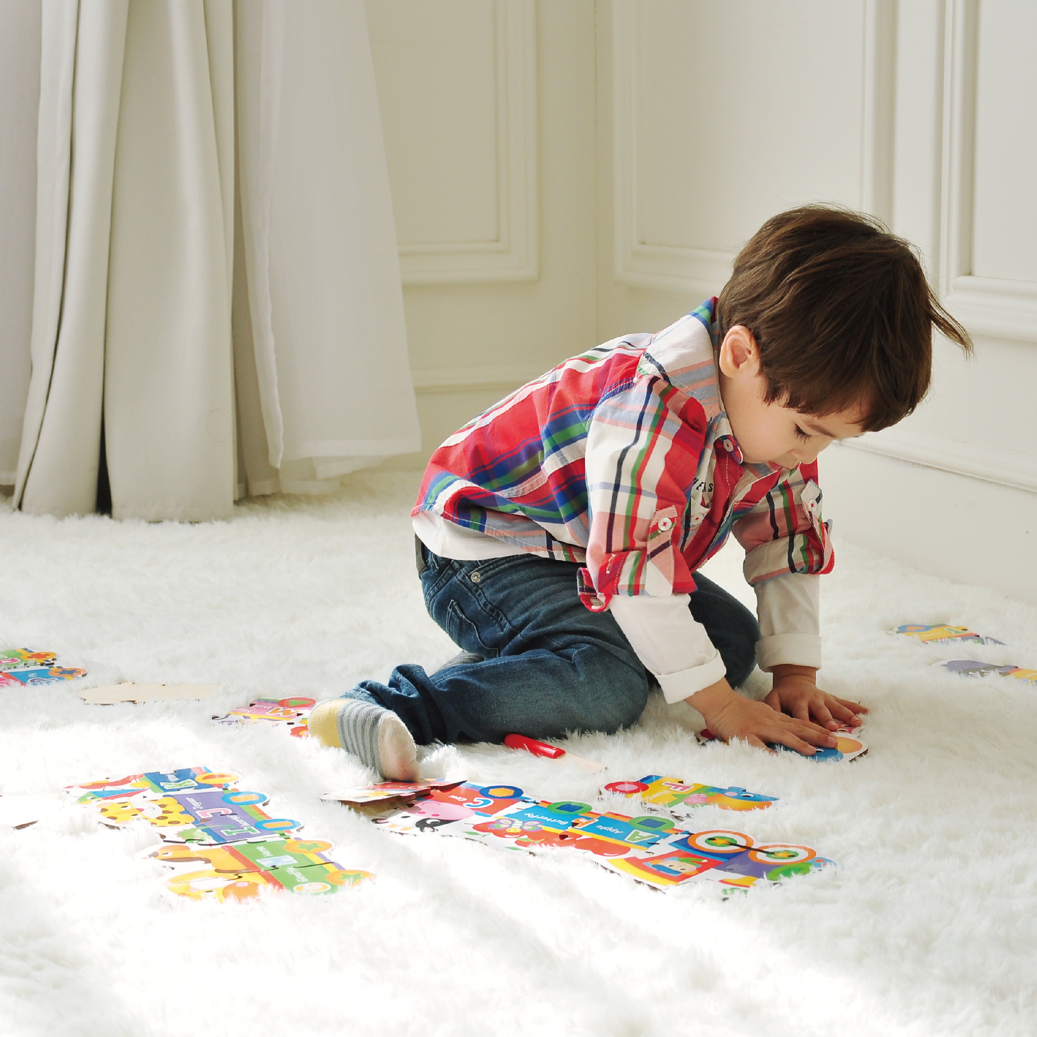 Wooden Educational Floor Plywood Paper Wood Puzzle Toy For Kids - Image 3