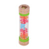 Musical instruments beaded raindrops new rainfall sounds rain tube plastic musical shaker sensory toys rainmaker toy wood