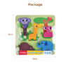 Mini Educational Gift Brain Forest Zoo Animal 3D Cute Puzzle