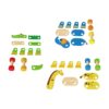 Wooden Printed Set Holz Spielzeug Animal Domino Blocks Farm Animals Wooden Set