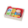 Children Pretend Role Play Game simulation Cutting Wooden Breakfast Food Set Toy For Kids