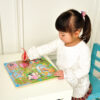 Educational Wooden Toy Maze Board Puzzle with magnet