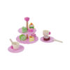 Simulation game toy girls role kitchen accessories play afternoon tea party toy wood kids tea set