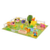 Children education wood animals farm house custom kids wooden toys 2022 farm house toys