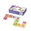 Wooden Montesorri 28 pcs Insect design Domino Game Wood Educational Toys For Kids