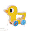 Montessori Toys Animal Duck Shape wooden Pull Along Toy