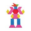 Whole Sale Pattern Coogam Wood Magnet Block Jigsaw Toy Wooden Blocks Puzzle