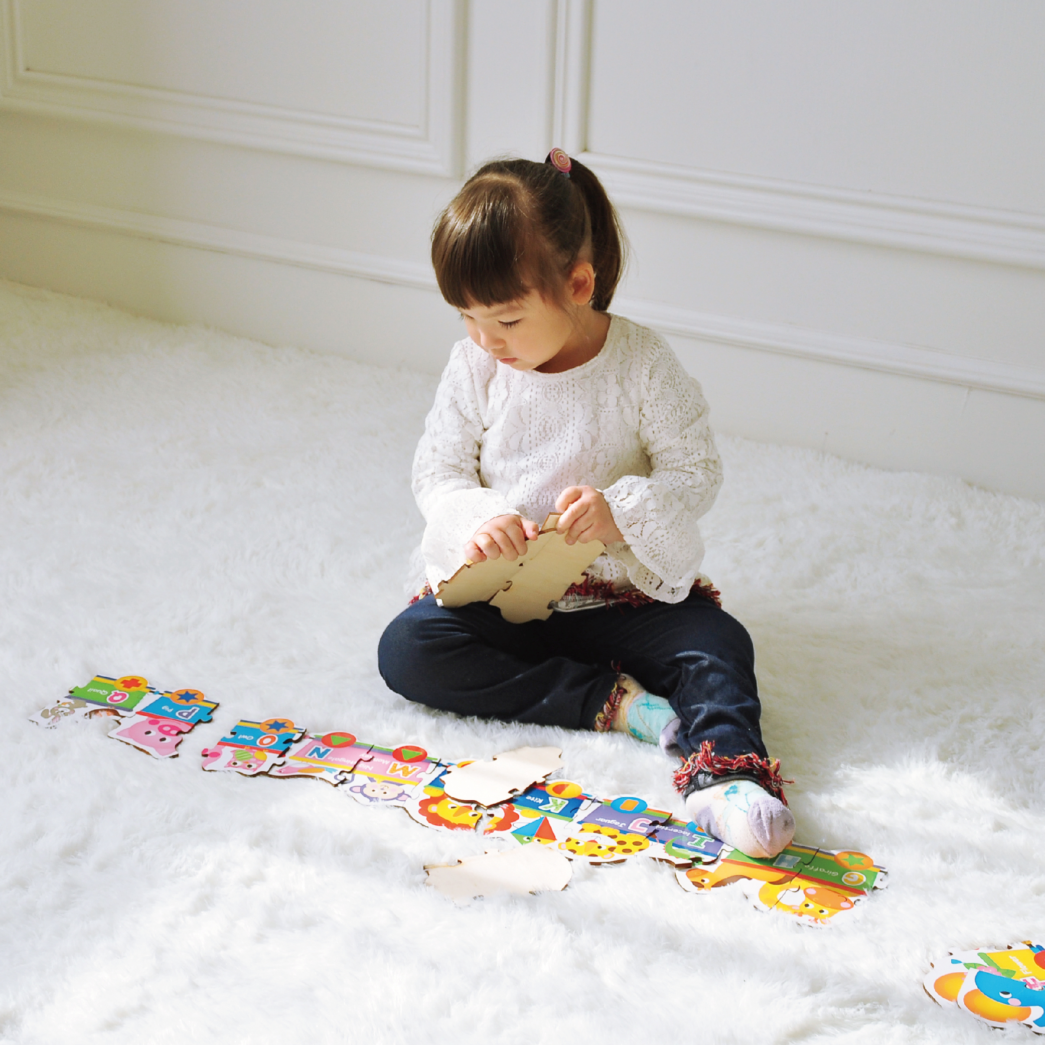 Wooden Educational Floor Plywood Paper Wood Puzzle Toy For Kids - Image 4
