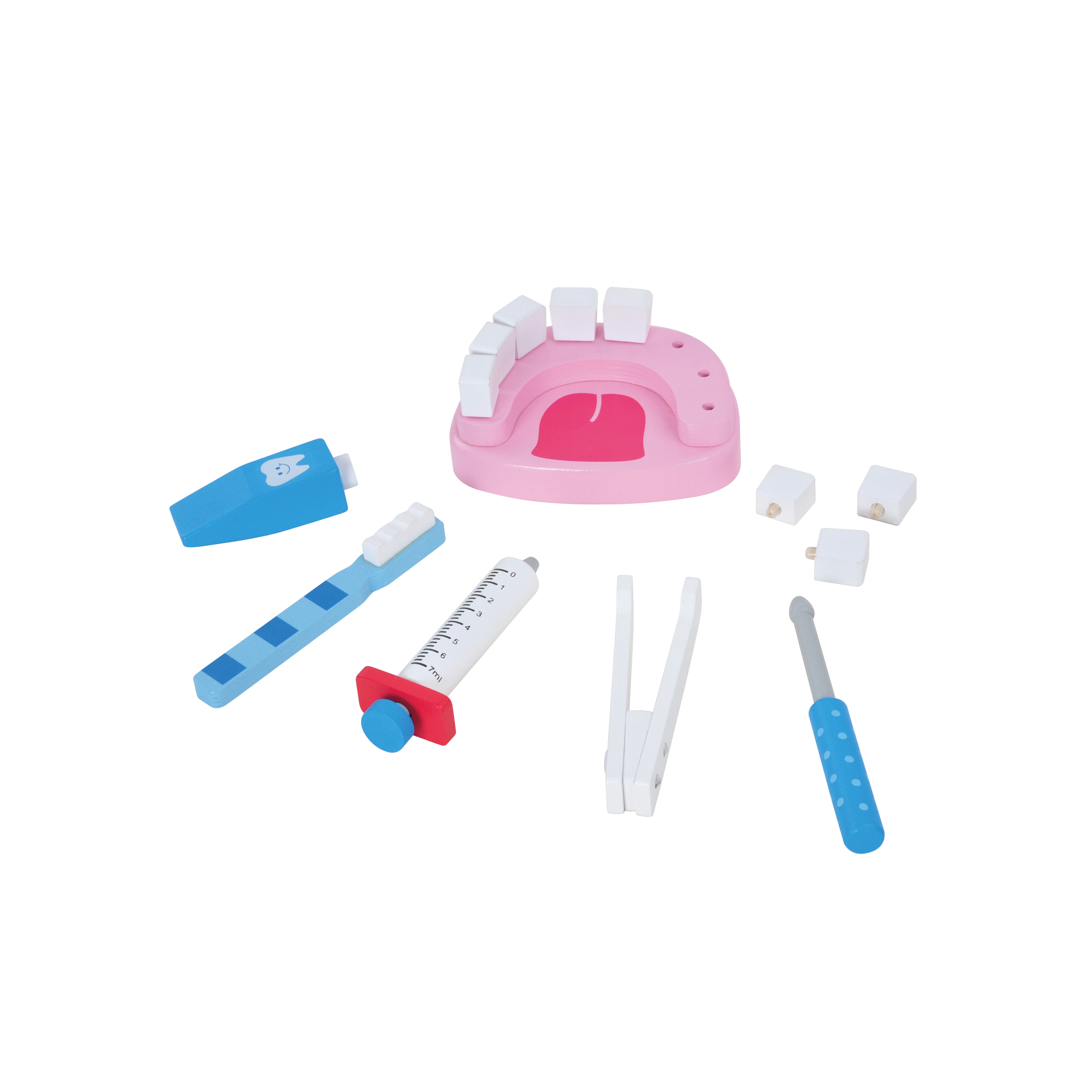 Educational Dentist Role Play doctor Kits kids wooden medical doctor toy set pretend play - Image 3