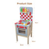 BBQ Wooden Toy Barbecue for Kids Play Wooden Simulation Barbecue Large Scene Kitchen Toy
