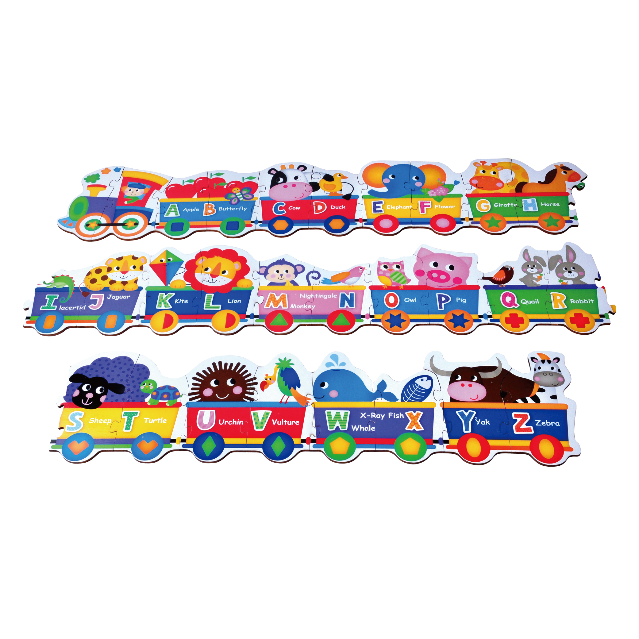 Wooden Educational Floor Plywood Paper Wood Puzzle Toy For Kids - Image 2