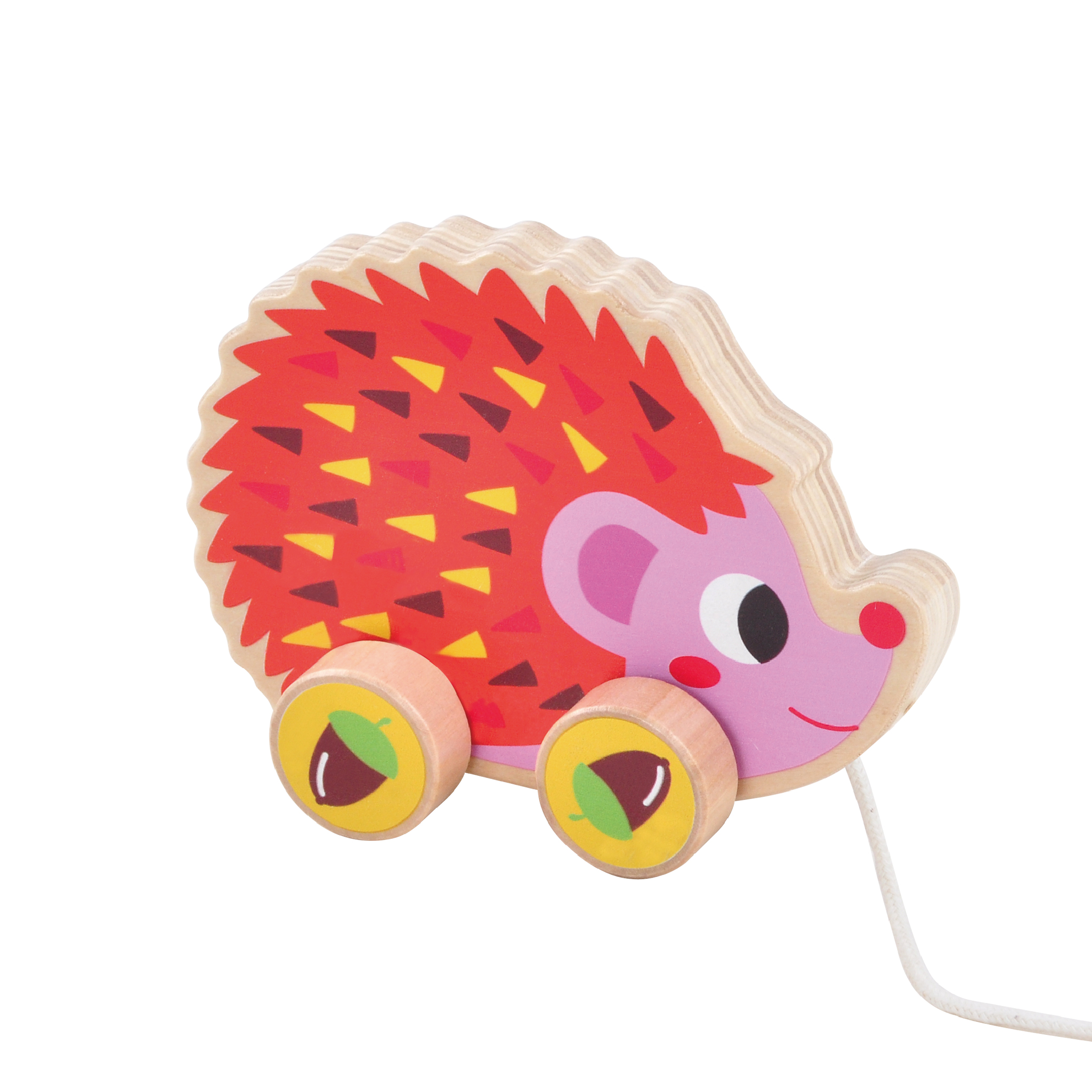 Montessori Toys Animal Shape wooden Pull Along Toy