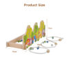 Unicorn magic garden toys outdoor tabletop dual wooden ring toss game