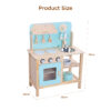 Custom wooden pink kitchen toy amazon hot early childhood education wooden happy kitchen toys cooking