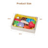 11pcs kitchen cuttable pretend play 3d laser cutting wooden toy vegetable fruit toy kids cut