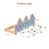 Indoor table mini elite carnival wooden washer ring toss yard game set