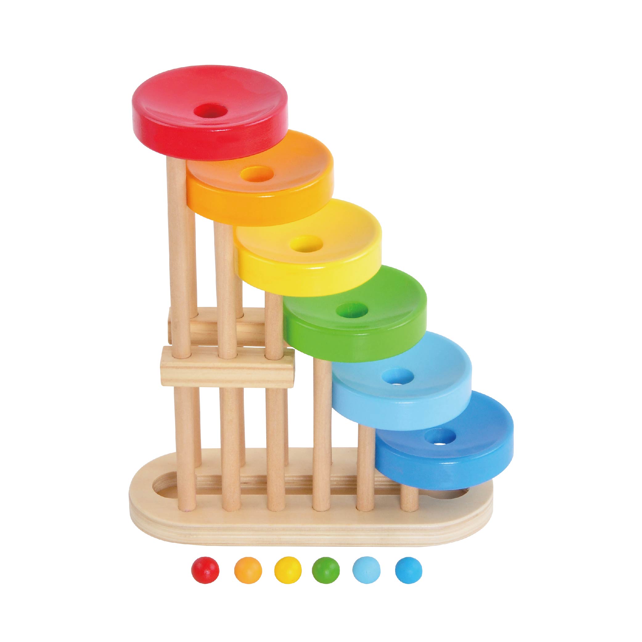 Educational toys popular trend Early learning juniper pine wood ball wooden game - Image 3
