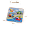 Montessori Wooden Learning Toys Cartoon Vehicle DEducational Wooden Peg Puzzles