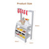 Kids Mini Market Play Set Wooden Military Toys Mini Shop Play Set Toy For The Kids Pla