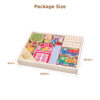 DIY Child Wooden Farm Construction Building Blocks Set Colorful Educational Toys For Kids Creative Learning