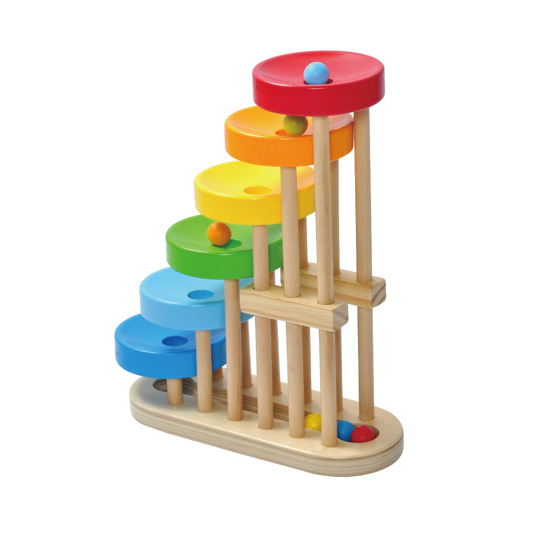 Educational toys popular trend Early learning juniper pine wood ball wooden game - Image 2