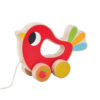 Montessori Toys Animal  Bird Shape wooden Pull Along Toy