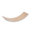 Children montessori fitness curved yoga curvy board kid size wooden rocker wobble wooden balance board
