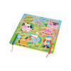 Educational Wooden Toy Maze Board Puzzle with magnet