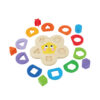 Hot Sale Intelligence Geometry Wooden Shape Sorter Toy For Toddlers And Kids