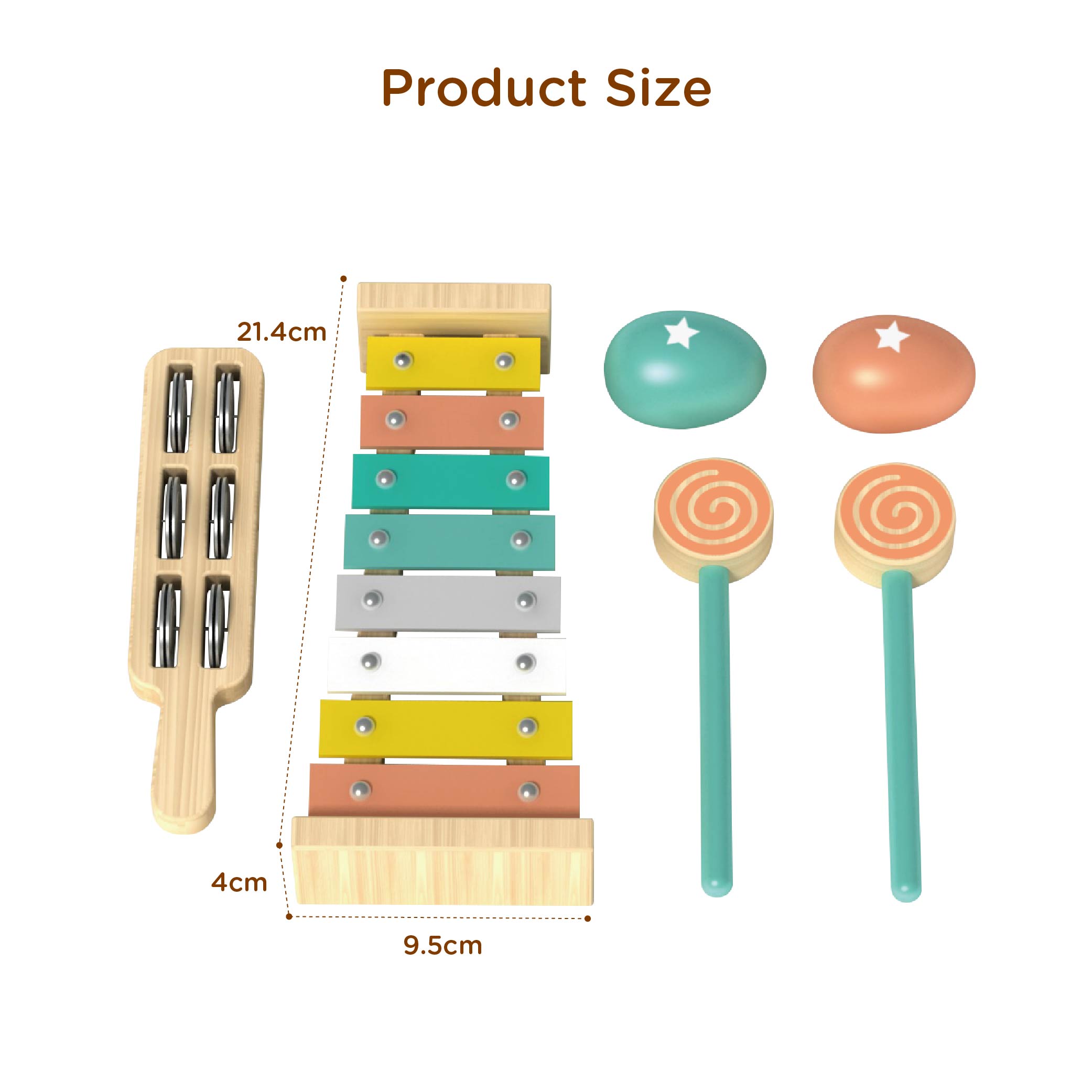 wholesale wooden music instruments set educational toy musical instruments - Image 4