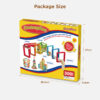 300PCS Colorful Educational Kids Toys Wooden Stacking Blocks Track Ball Building Block Wooden Toys