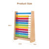 Customized traditional mathematics toy counting education classic wooden beads abacus