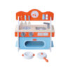 Small Size Water Painting Eco-friendly  Pretend Cooking Pretend Role Kids Wooden Toys Kitchen Play Set