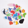 Magnet Pasted Paper Montessori Wood Magnetic Fishing 3D puzzle Marine Fi