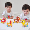 Montessori Toys Animal  Bird Shape wooden Pull Along Toy