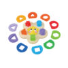 Hot Sale Intelligence Geometry Wooden Shape Sorter Toy For Toddlers And Kids