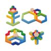 whole sale large madala educational new design wooden rainbow puzzle for kids