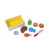 11pcs kitchen cuttable pretend play 3d laser cutting wooden toy vegetable fruit toy kids cut