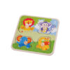 Intelligence children educational cute carton animal wooden puzzle toy giant peg puzzle