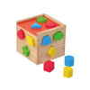 Educational Activity Wood Sorting Cube Game Shape Sorter Toy Block Box