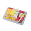Baby Pretend Play Wood Wooden Kitchen Toys Simulation Oven Toasters Baking Kit Game Toys