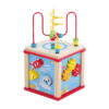 5 Pcs educational toys magnetic labyrinth string bead maze toy wooden activity cube