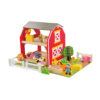 Children education wood animals farm house custom kids wooden toys 2022 farm house toys