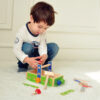 Simulation children role play carpenter tool set games  toy box wooden tool toys for kids