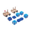 Wholesale Solid Wooden Color Car Children'S Educational Learning Cognitive Infants Car Toys